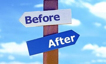 修復に成功した夫婦のビフォー・アフター