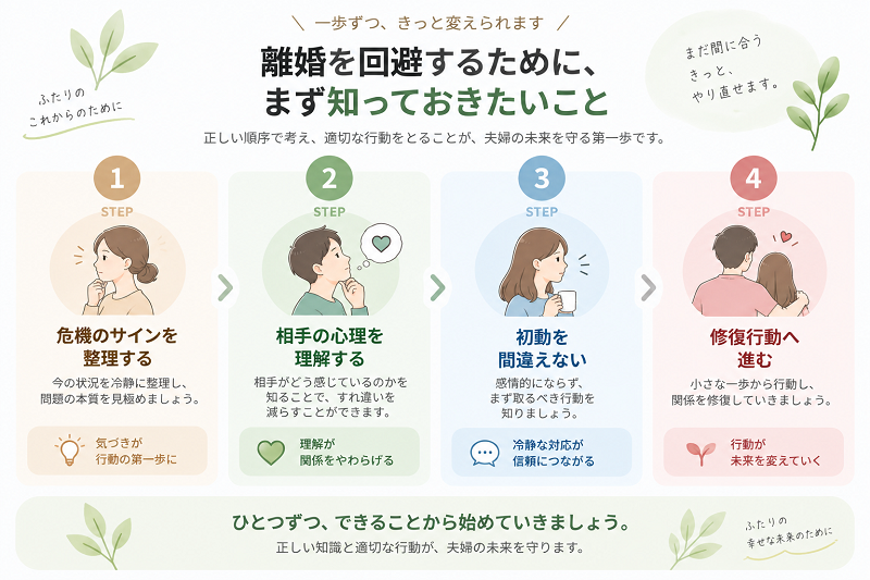 夫婦の未来を守る4ステップ